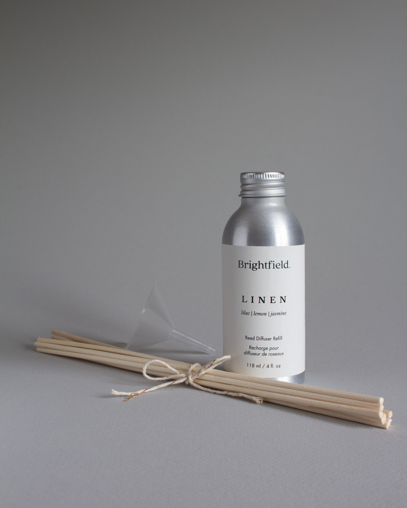 Refil Diffuser Linen Reed Diffuser Refill β Brightfield